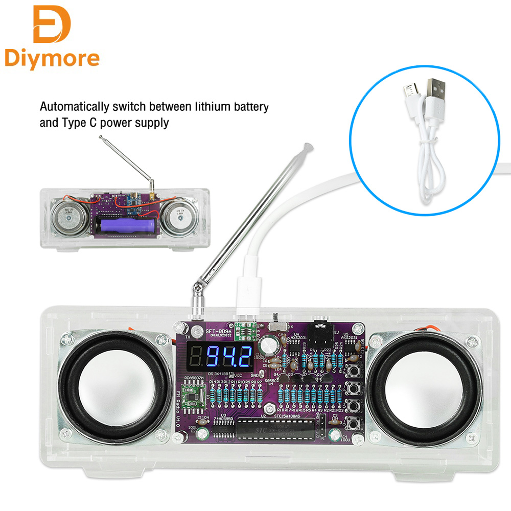 Diy Electronics Youtube Channel - Dual Channel Electronic FM Radio Soldering