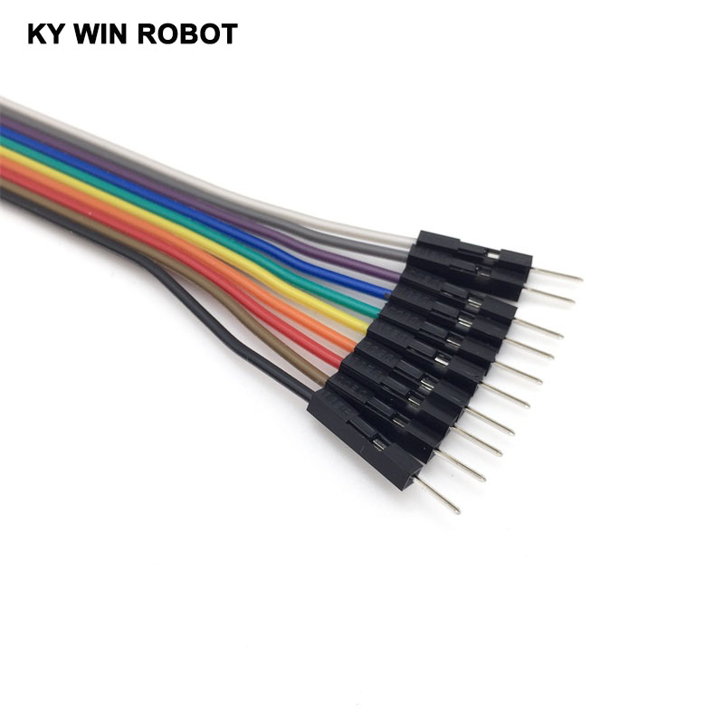 Breadboard Jumper Wire - DuPont line 10pcs 10cm 2.54mm 1p-1p