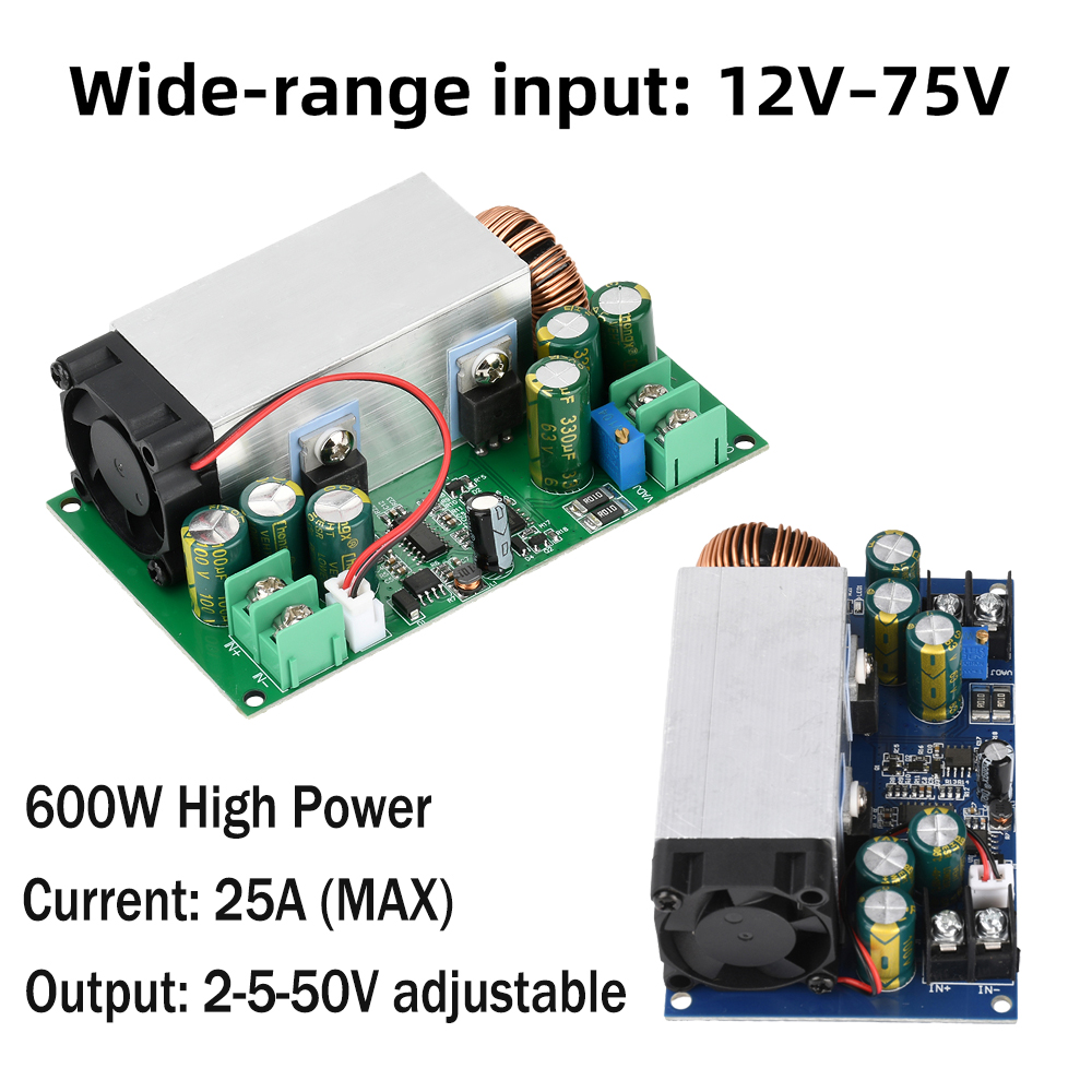 Dc Power Supply Variable - 600W 25A Buck Converter DC-DC Step-Down
