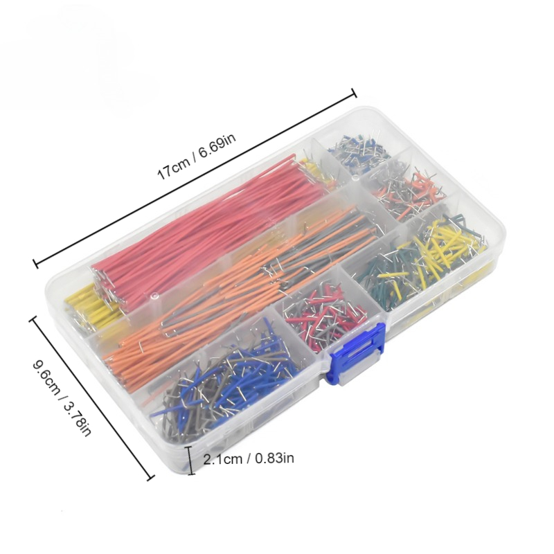 Breadboard Jumper Wire - 140/350/560/840Pcs U Shape Solderless Breadboard Jumper
