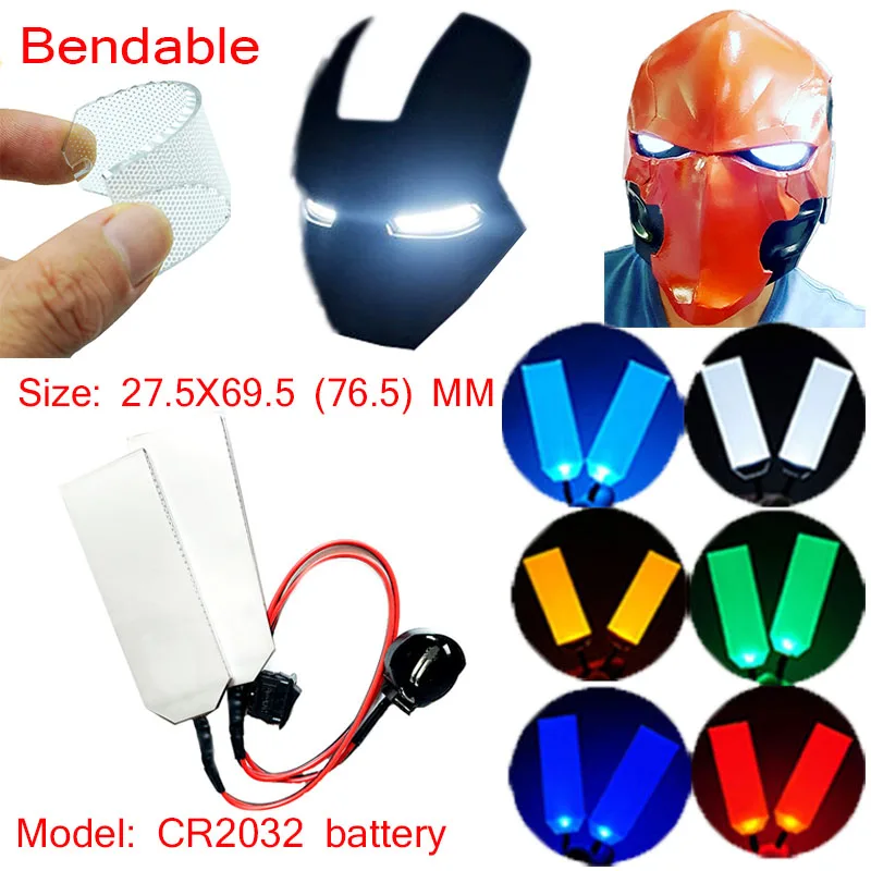 Diy Halloween Electronics - 27.5X69.5(76.5)mm Flexible Bendable DIY LED Light