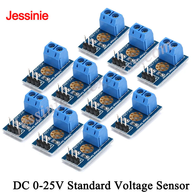 Diy Home Electronics Projects - 10Pcs/1pc DC 0-25V Standard Voltage Sensor
