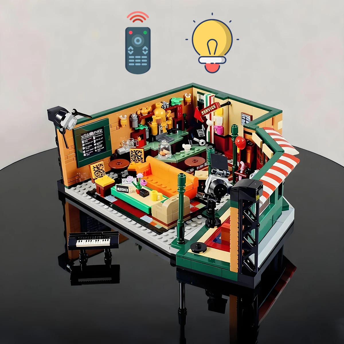 Diy Halloween Electronics - Central City Apartment Cafe Friends House