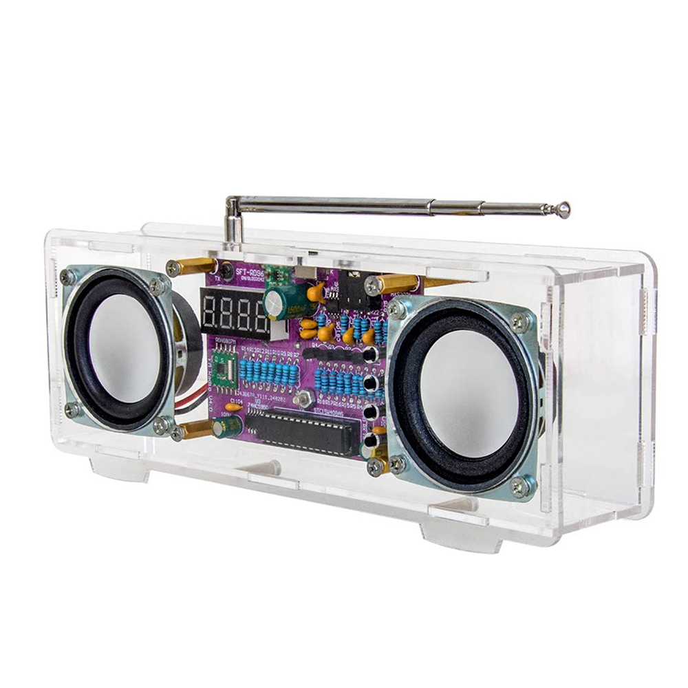 Diy Electronics Youtube Channel - FM Radio Electronic DIY Kit 87.5-108MHZ
