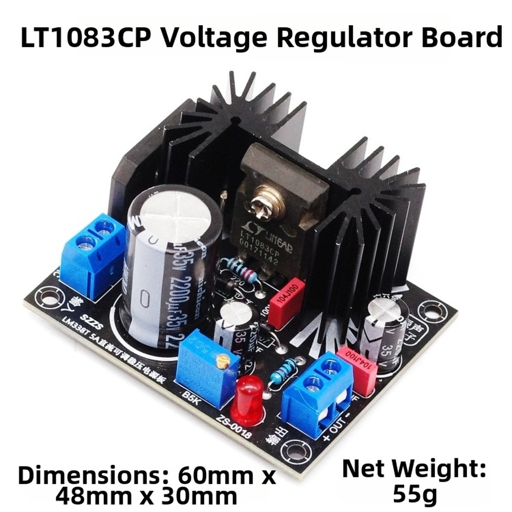 Lm317 Voltage Regulator - Adjustable DC Linear Regulated Power Supply