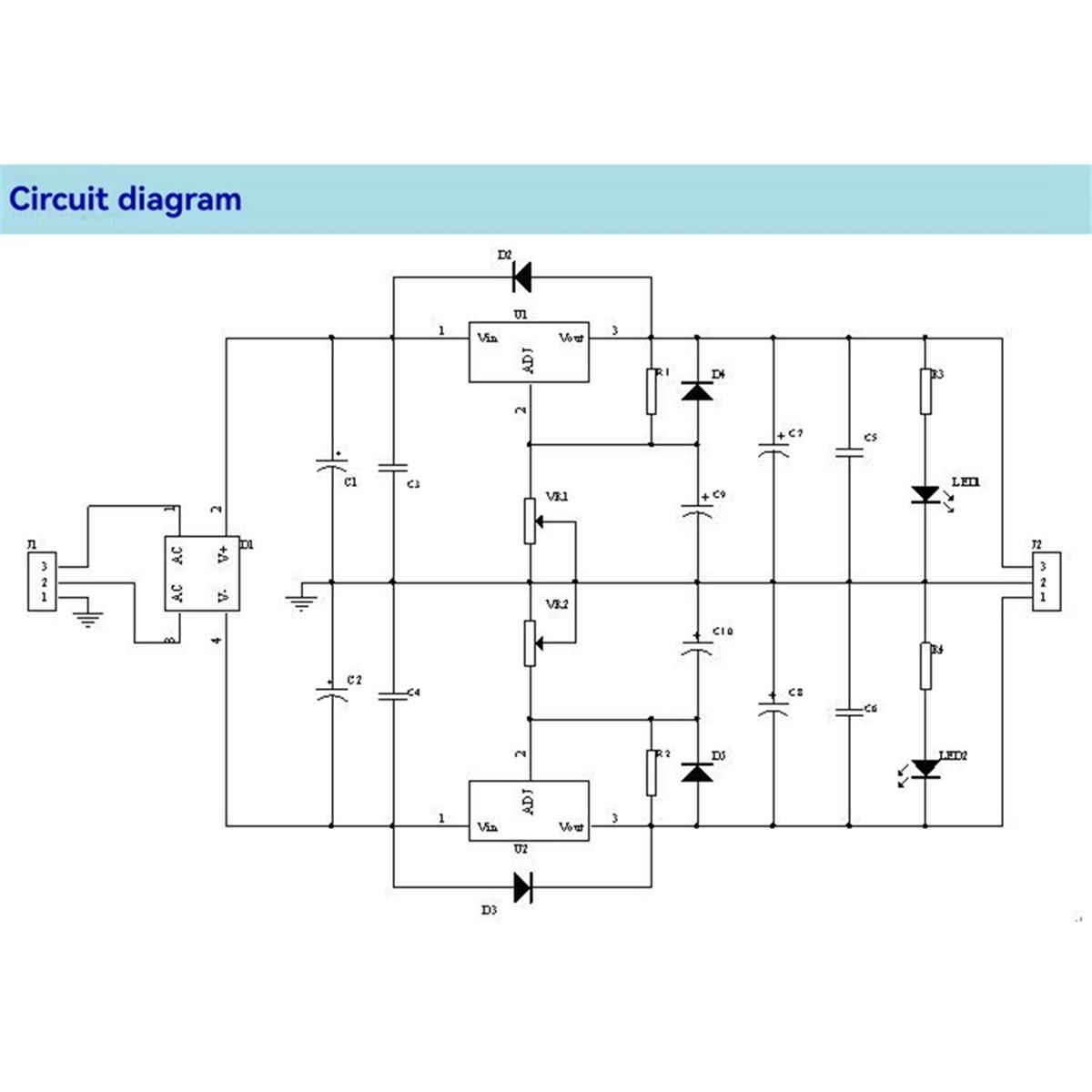 Lm317 Voltage Regulator - A49T LM317 LM337 Positive and Negative