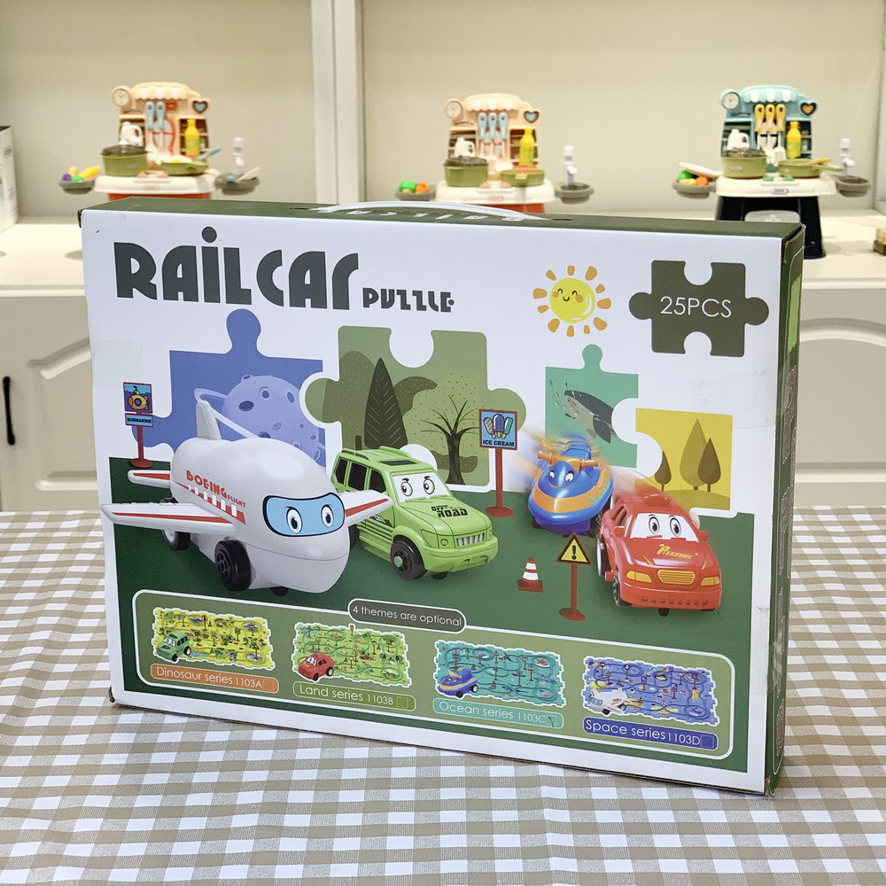 Diy Electric Car - Electric Car Dinosaur Scene Children Fun