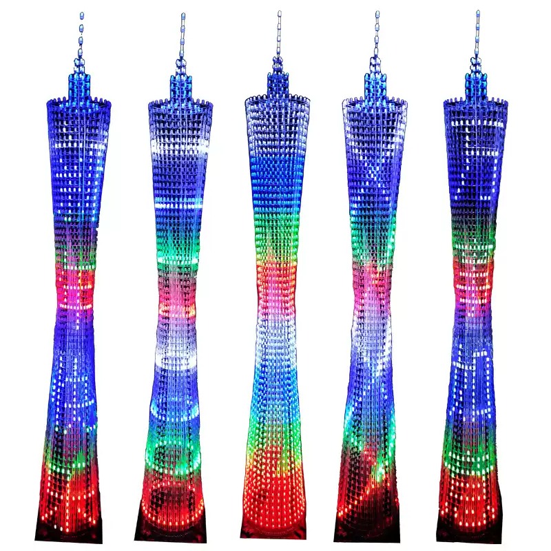 Diy Home Electronics Projects - 64 Layers Canton Tower DIY Electronic
