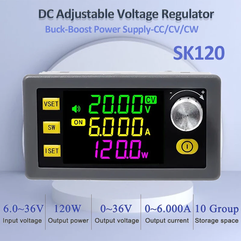 SK120 120W CNC Buck Boost DC A - Dc Power Supply Variable ulasan dan harga