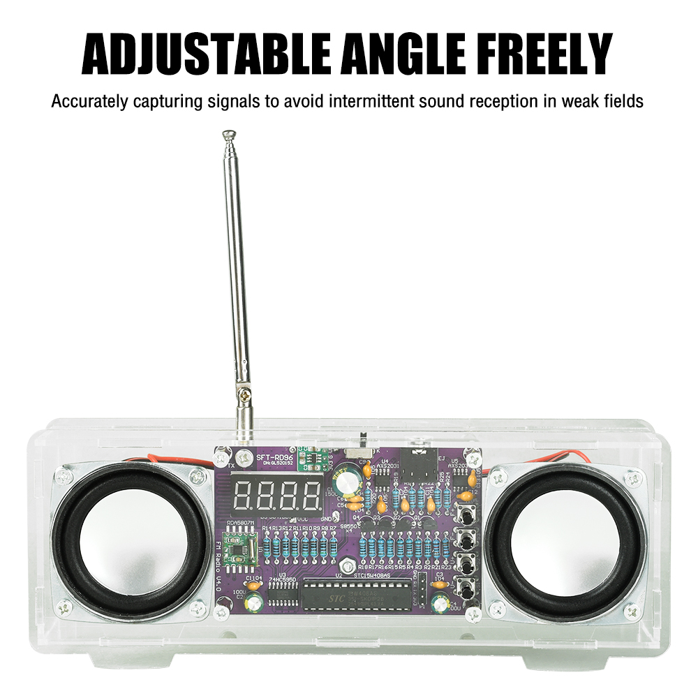 Dual Channel Electronic FM Rad - Diy Electronics Youtube Channel ulasan dan harga