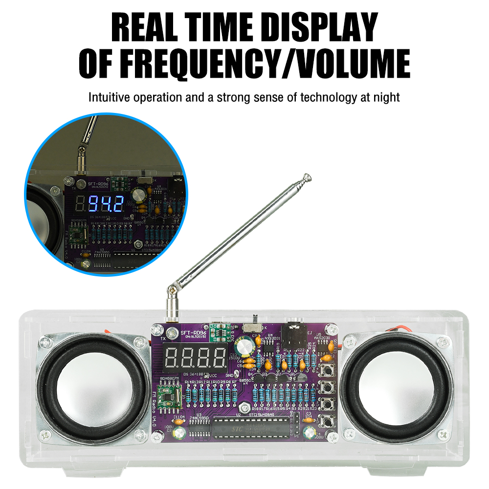 Dual Channel Electronic FM Rad - Diy Electronics Youtube Channel ulasan dan harga