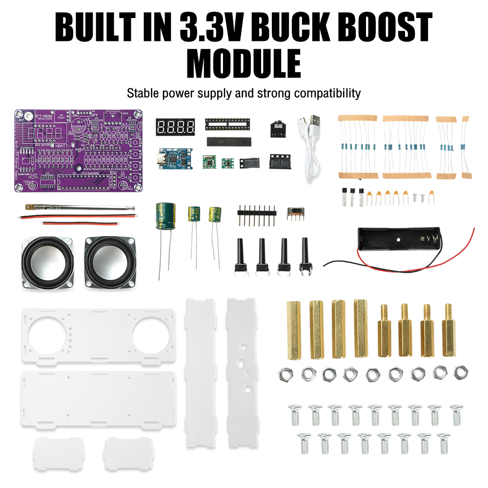 Dual Channel Electronic FM Rad - Diy Electronics Youtube Channel ulasan dan harga