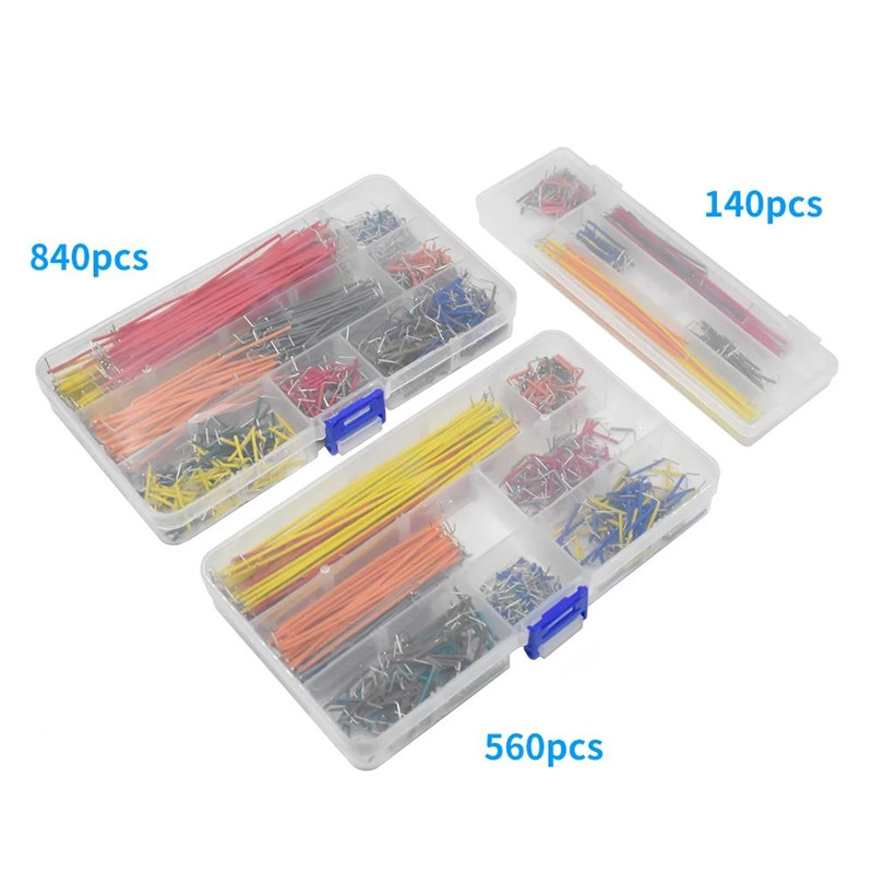 65/140/560/840 boxed jumpers 1 - Breadboard Jumper Wire ulasan dan harga