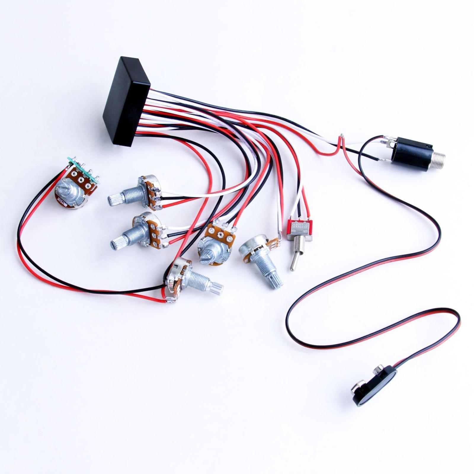 3 Band Active Passive Pickup R - Diy Guitar Electronics Kit ulasan dan harga