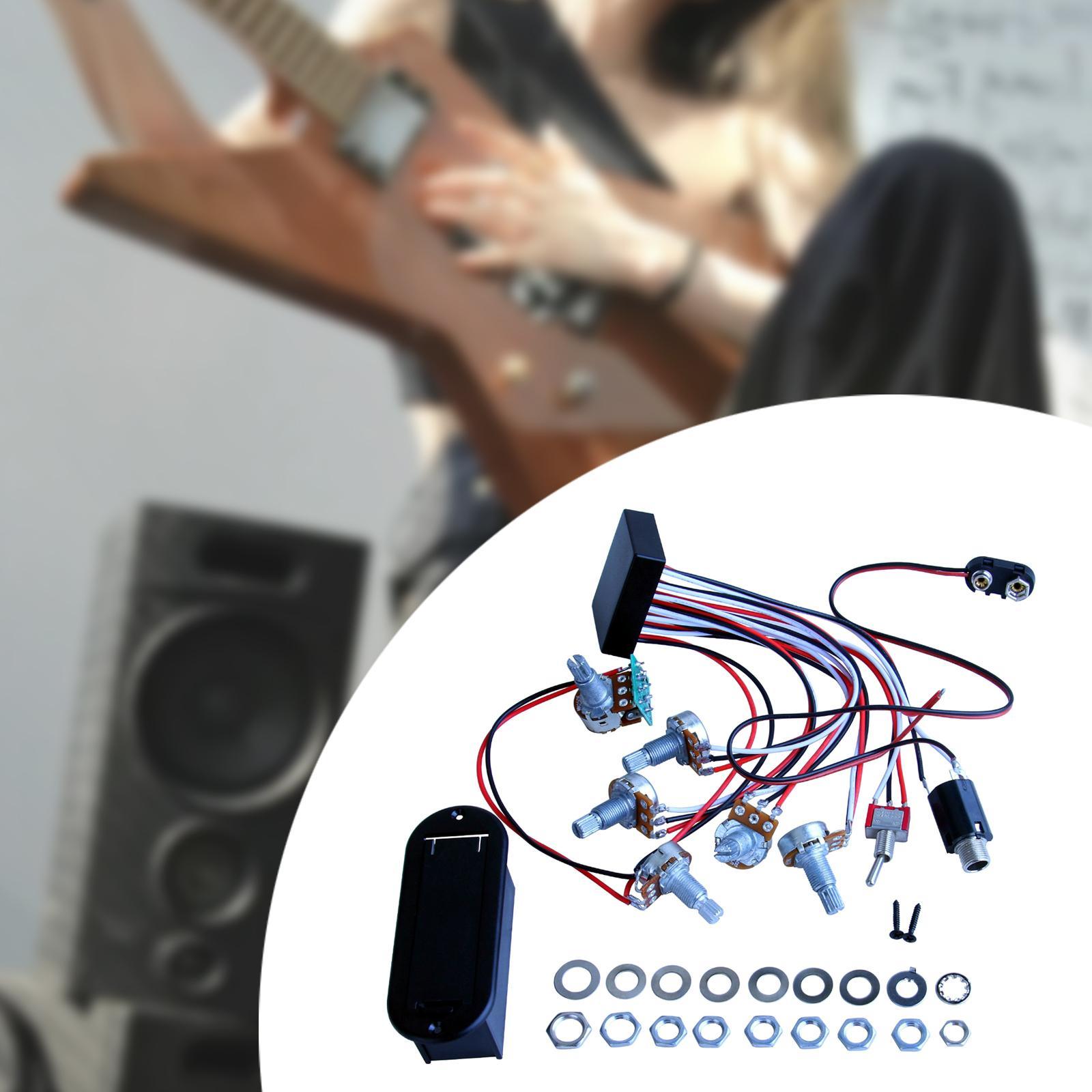 3 Band Active Passive Pickup R - Diy Guitar Electronics Kit ulasan dan harga