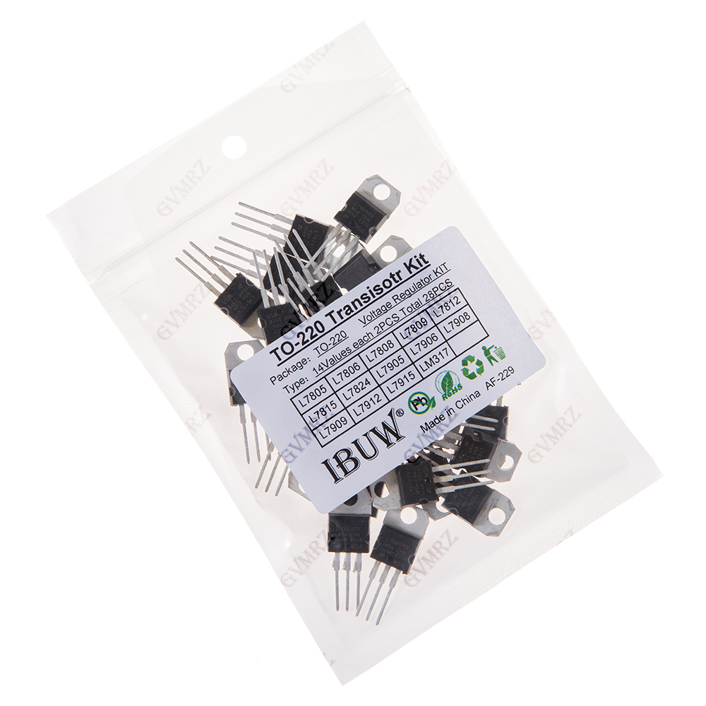 28PCS L7805 14Values TO-220 Tr - Lm317 Voltage Regulator ulasan dan harga