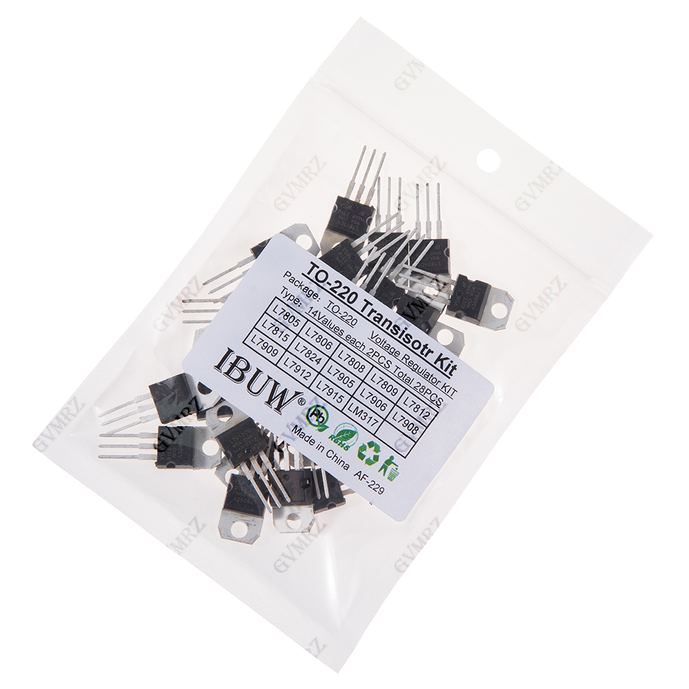 28PCS L7805 14Values TO-220 Tr - Lm317 Voltage Regulator ulasan dan harga