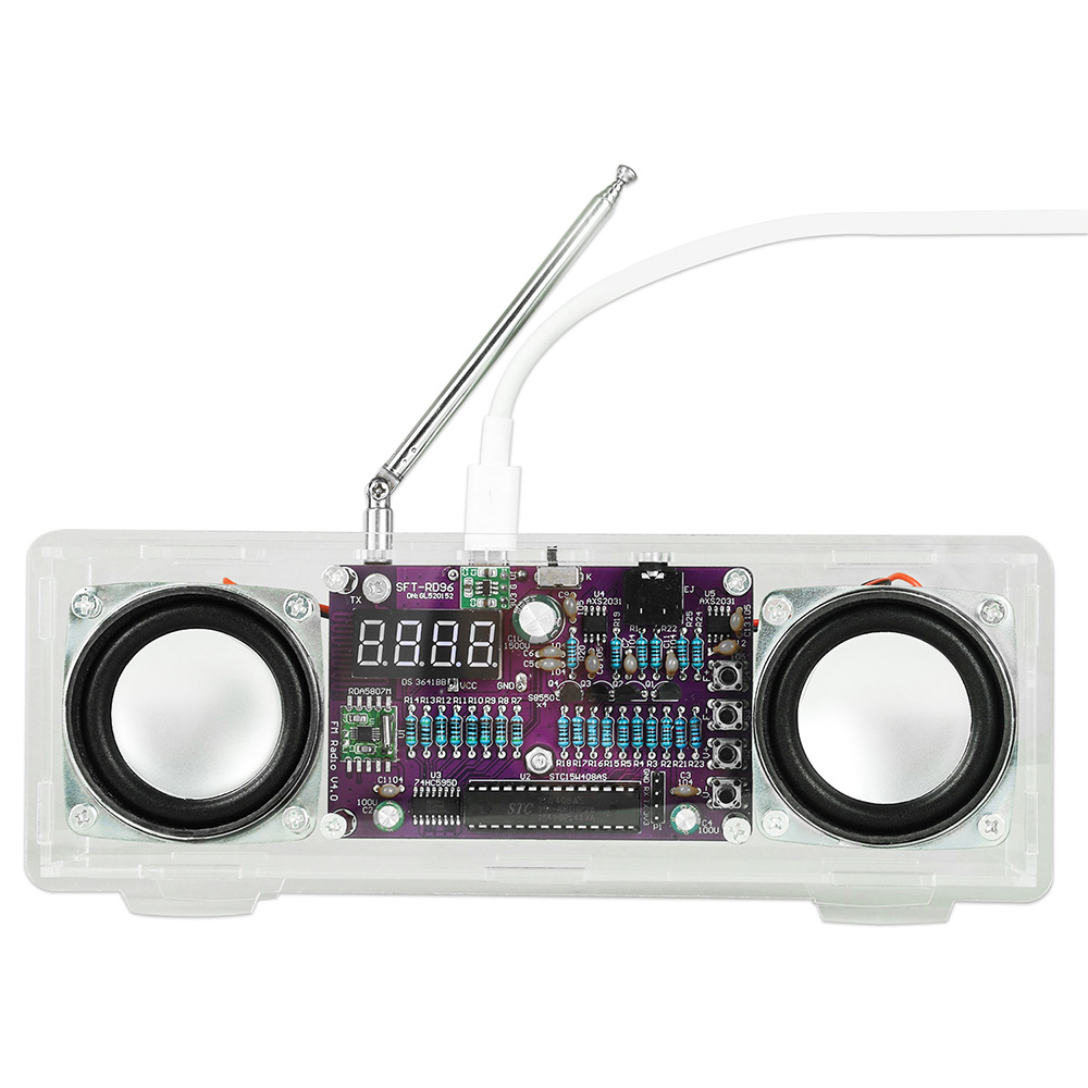 87.5MHz~108MHz FM Radio Electr - Diy Electronics Youtube Channel ulasan dan harga