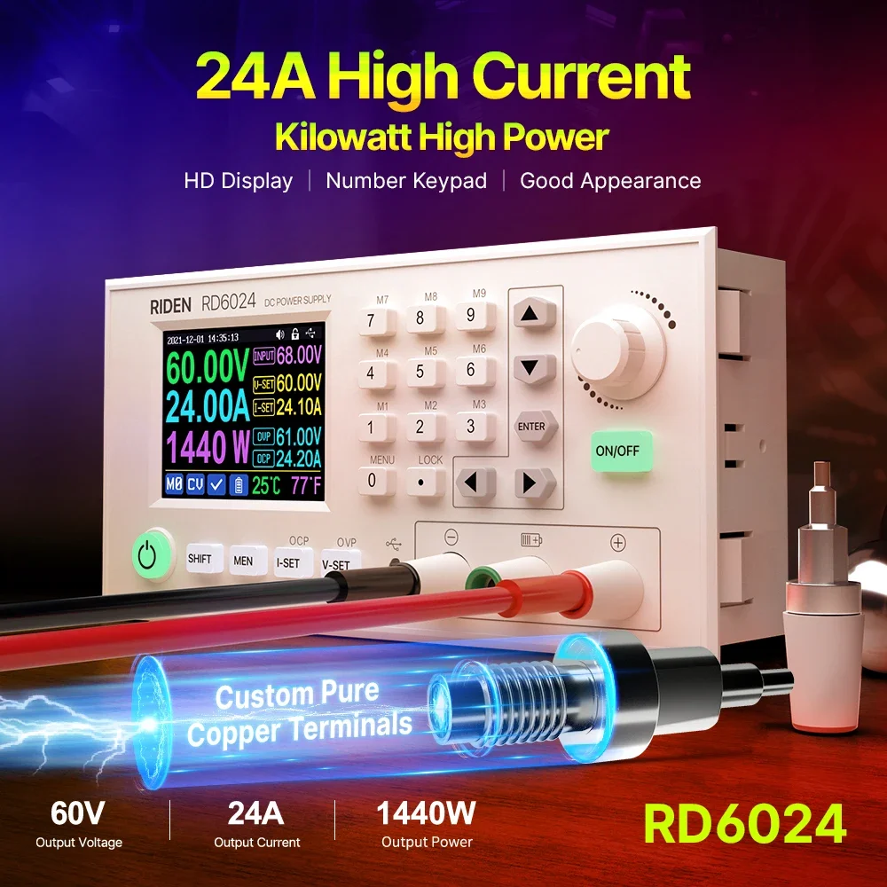 RD RIDEN RD6024 DC DC Step Dow - Dc Power Supply Variable ulasan dan harga
