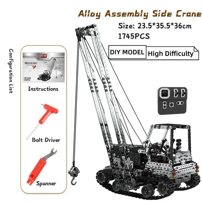 DIY Metal RC Crane Electric Ho - Diy Electric Car ulasan dan harga