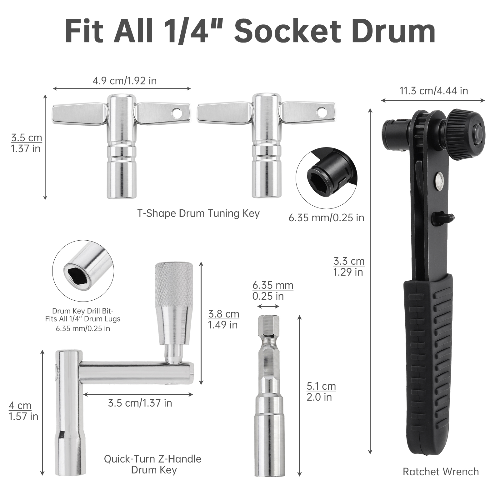 5PCS Drum Tuning Key Kit for A - Learn Diy Electronics ulasan dan harga
