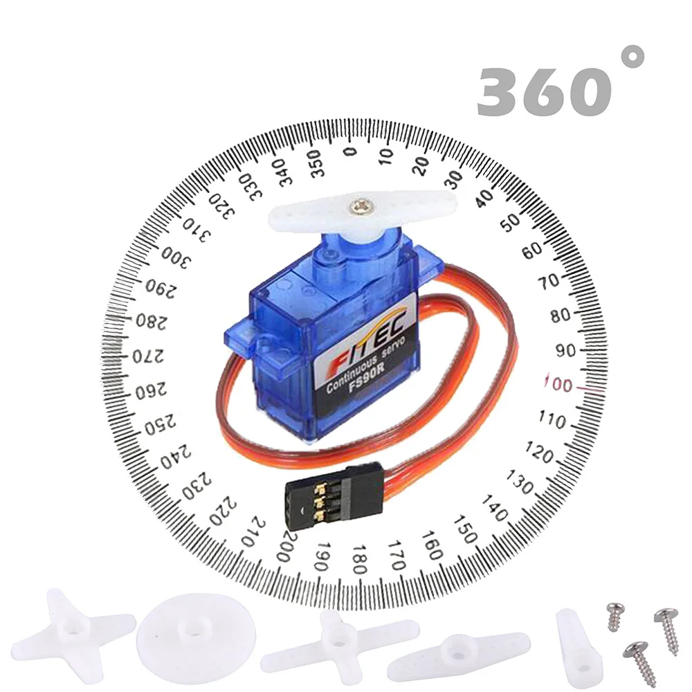 Feetech Mini FS90R Micro Servo - Diy Electric Car ulasan dan harga
