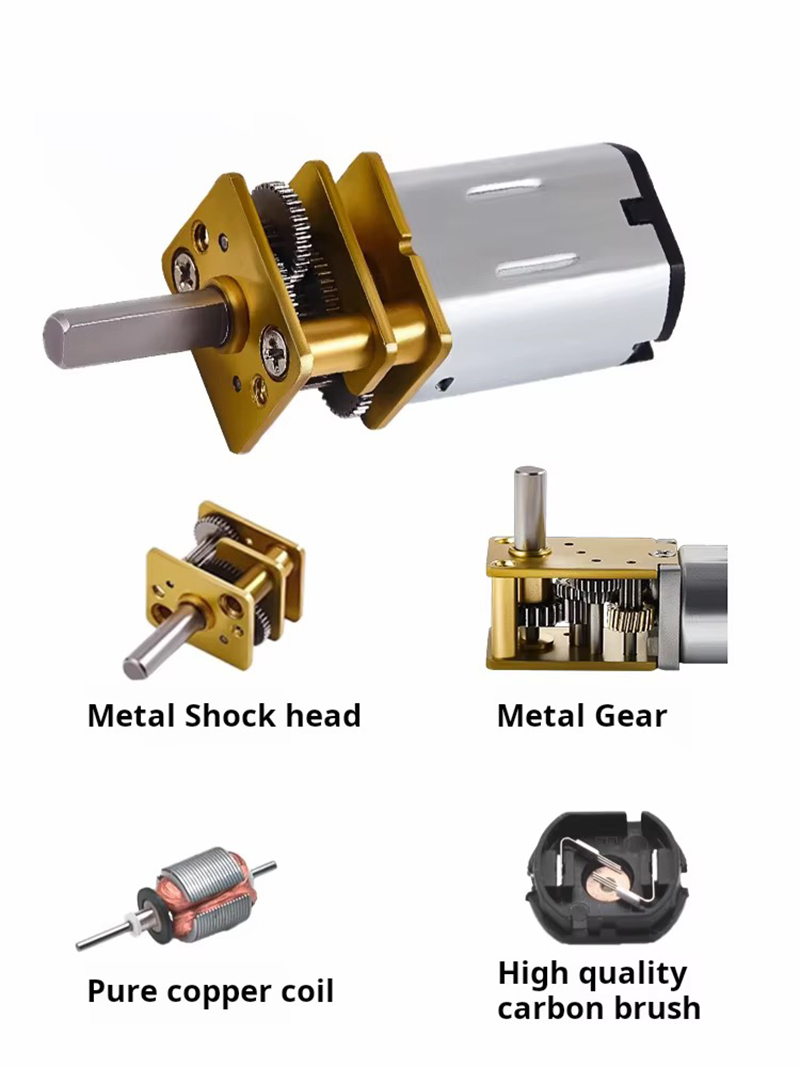 6V 12V 15-6000RPM GA12-N20 DC  - Diy Electronics Motor ulasan dan harga