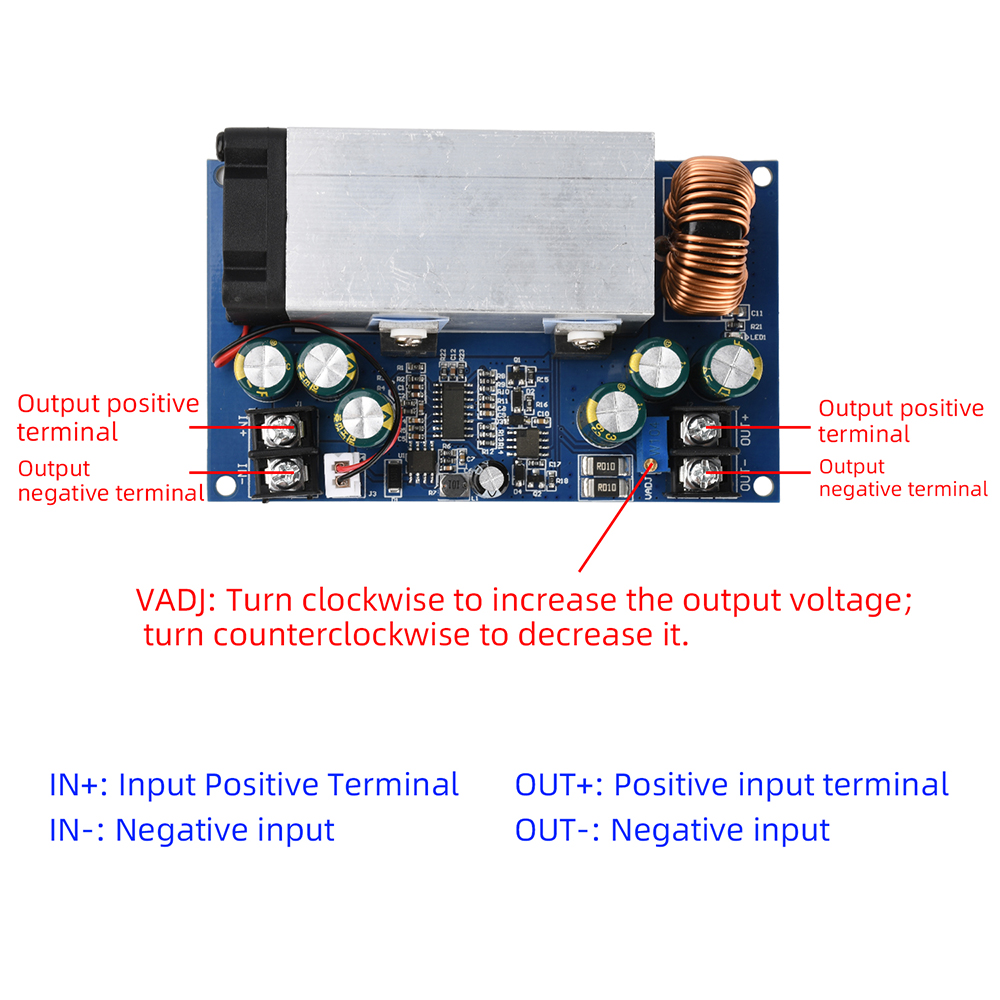 600W 25A Buck Converter DC-DC  - Dc Power Supply Variable ulasan dan harga