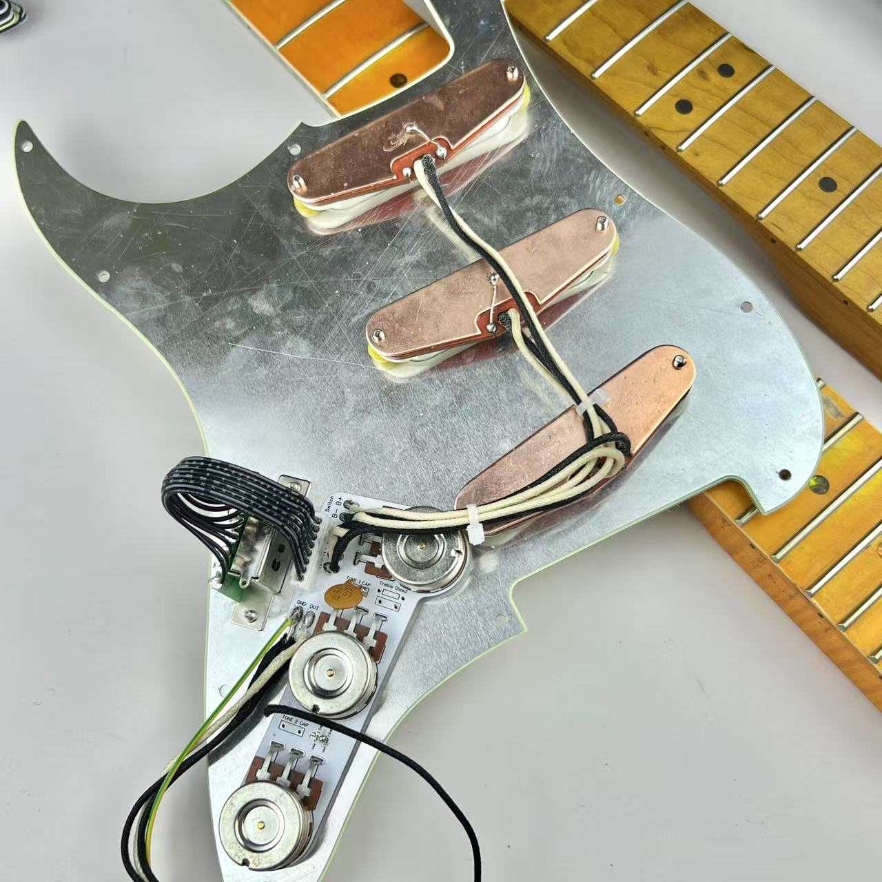 DIY Guitar ST Pickguard Kit SS - Diy Guitar Electronics Kit ulasan dan harga