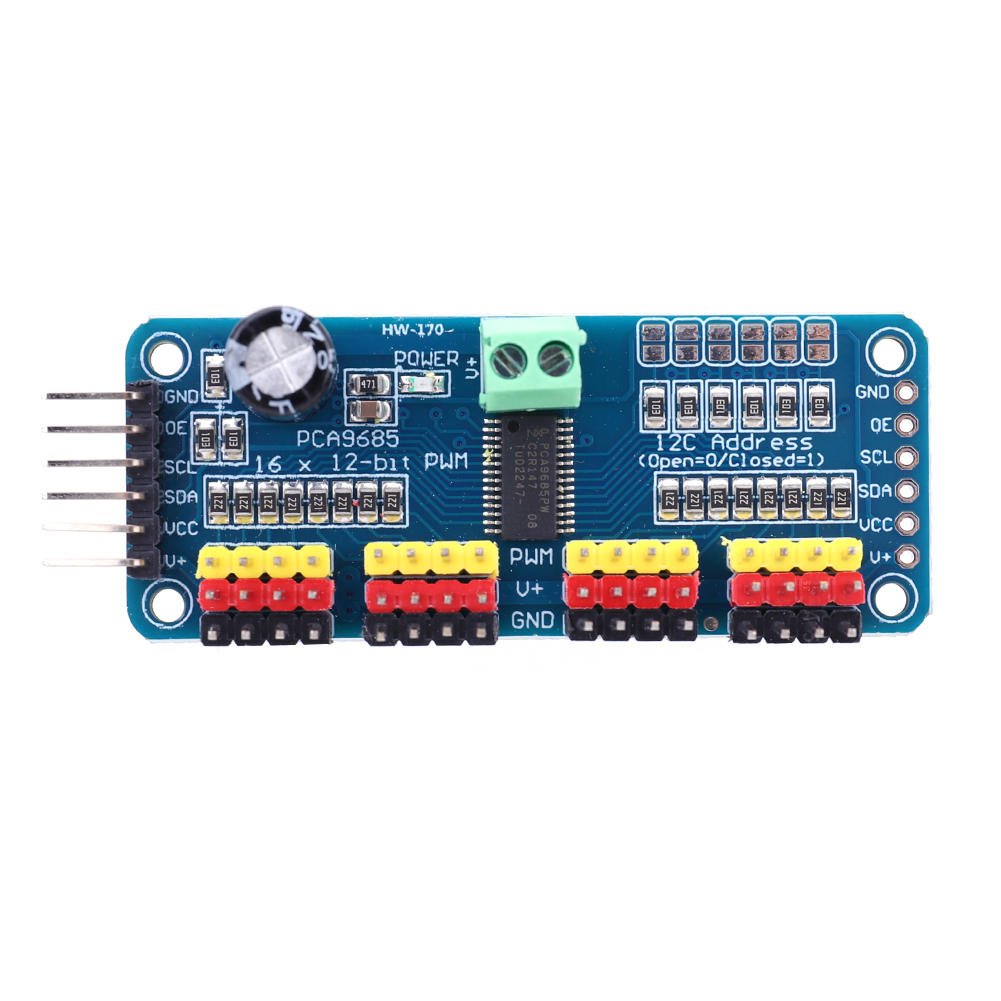 16 Channel 12 Bit PWM Servo Mo - Diy Electronics Motor ulasan dan harga