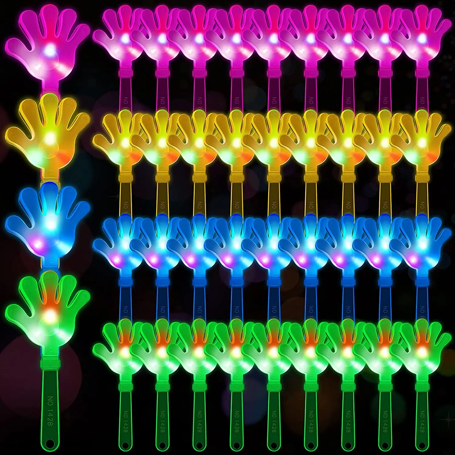 12pcs Hand Clappers Light up L - Diy Halloween Electronics ulasan dan harga