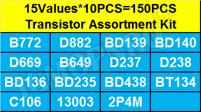 150PCS TO-126 Transistor Assor - Lm317 Voltage Regulator ulasan dan harga