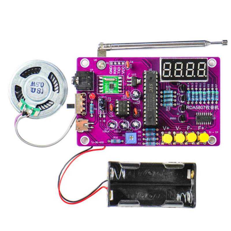 DIY FM Radio Electronic Kit 87 - Diy Electronics Projects ulasan dan harga