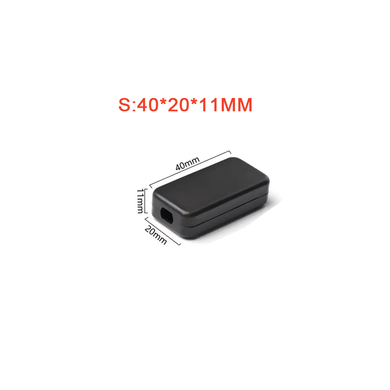 2PCS Plastic Waterproof Black  - Diy Box Electronics Mall ulasan dan harga