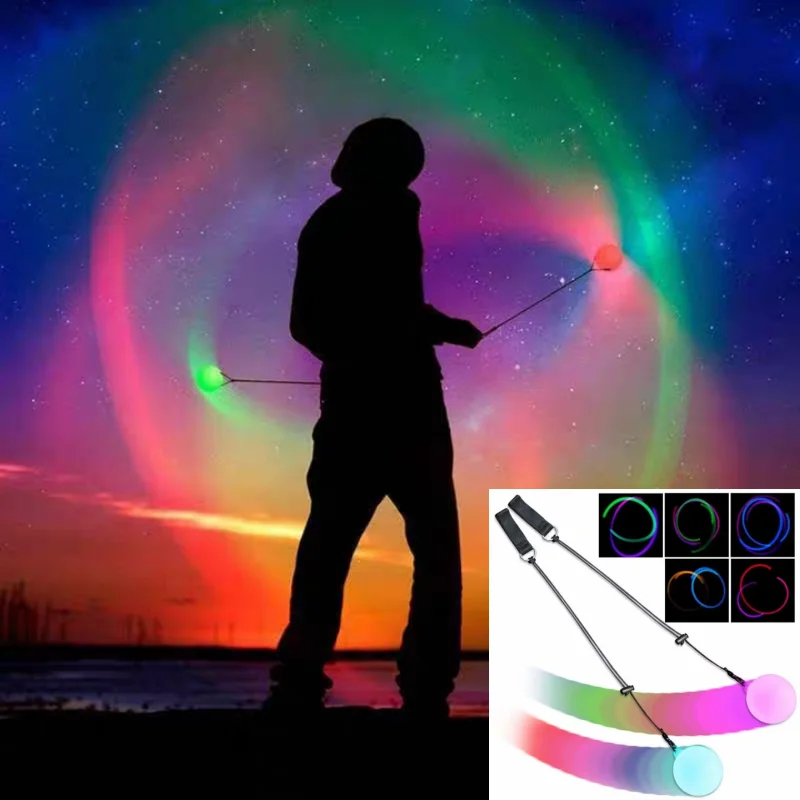 LED Poi Prop 2 Pack Colorful L - Diy Halloween Electronics ulasan dan harga