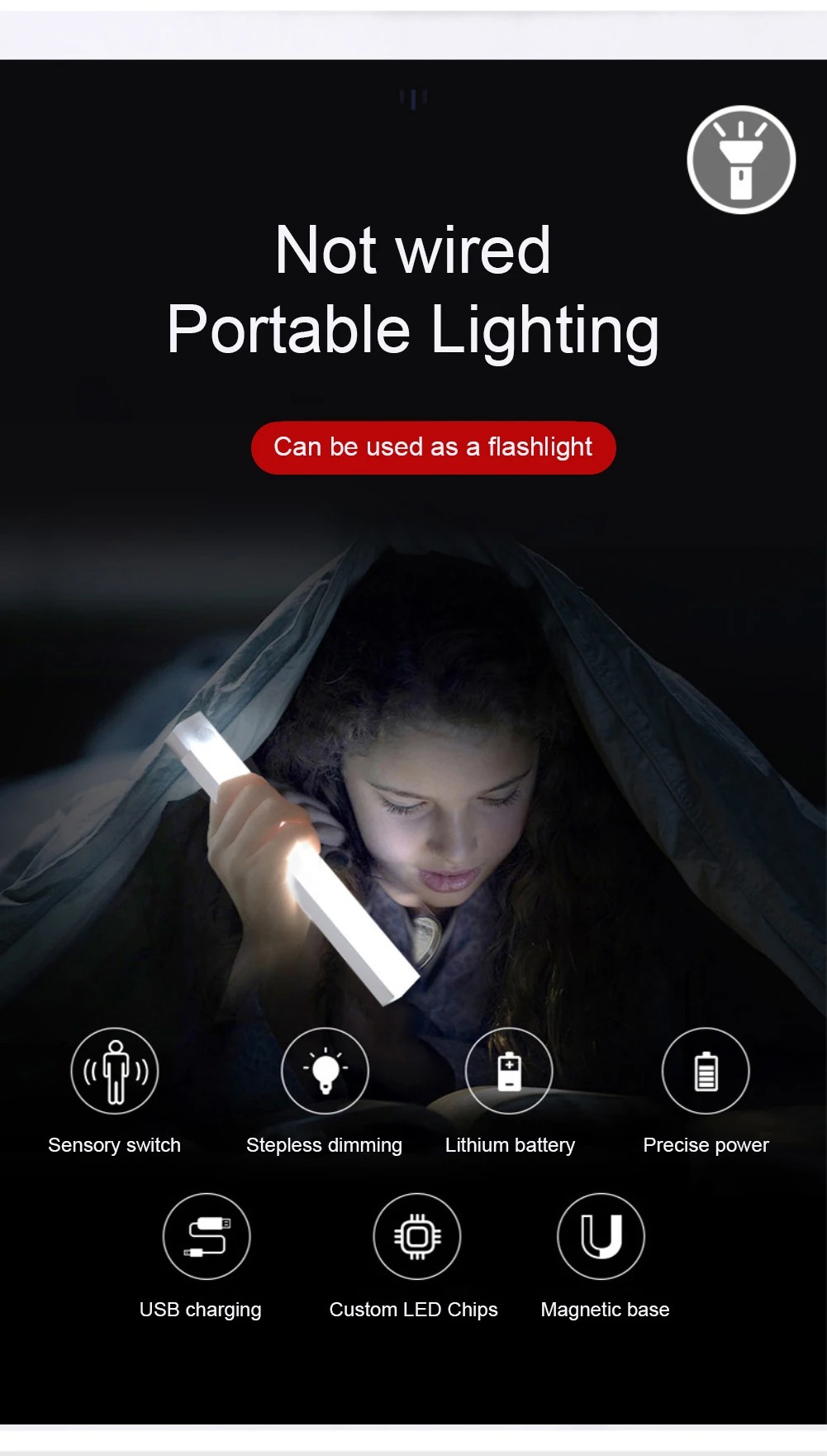 USB Charging LED Lights PIR Mo - Ldr Light Sensor ulasan dan harga