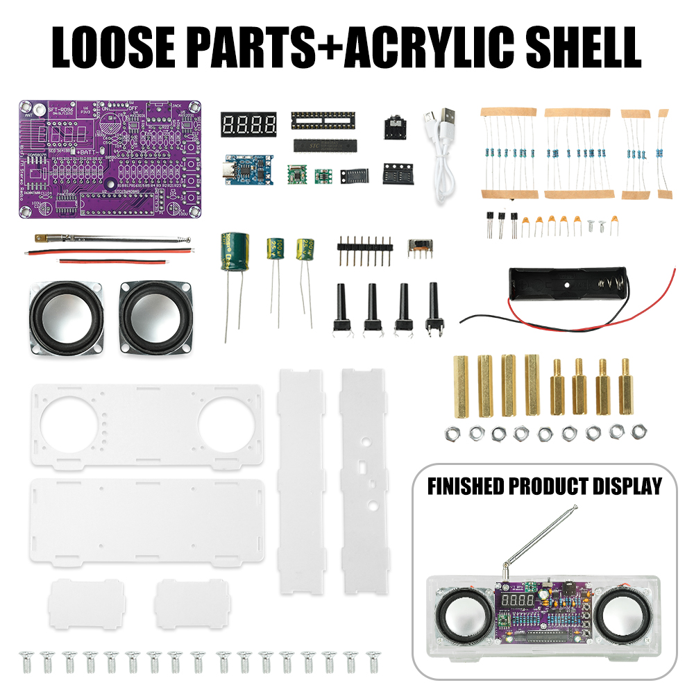 FM Radio Electronic DIY Kit 87 - Diy Electronics Youtube Channel ulasan dan harga