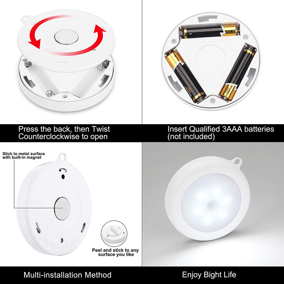 PIR Motion Sensor LED Night Li - Ldr Light Sensor ulasan dan harga