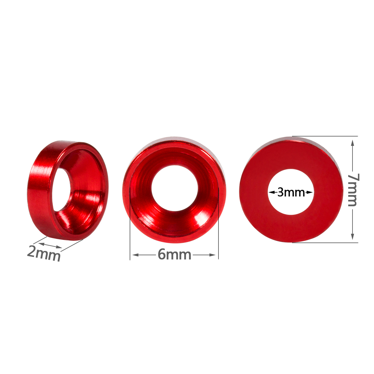 Aluminum Alloy M3 Anodized Cou - Diy Electric Car ulasan dan harga