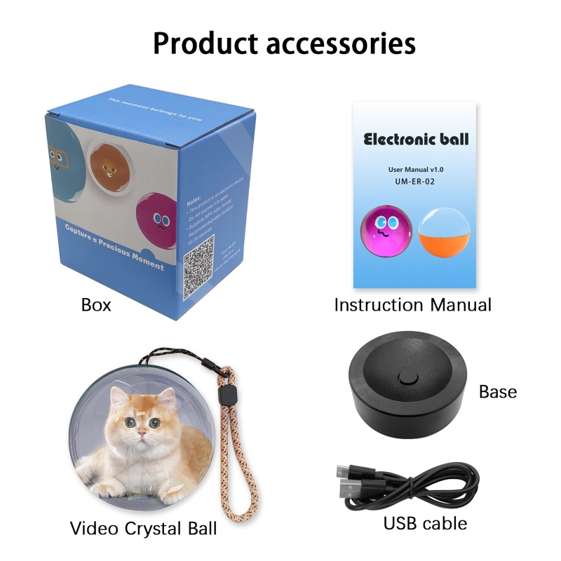 Wifi 3D Crystal Ball Customize - Diy Electronics Videos ulasan dan harga