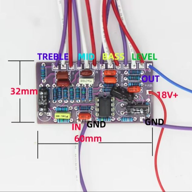 Jazz Bass Active Preamp Kit, 3 - Diy Guitar Electronics Kit ulasan dan harga