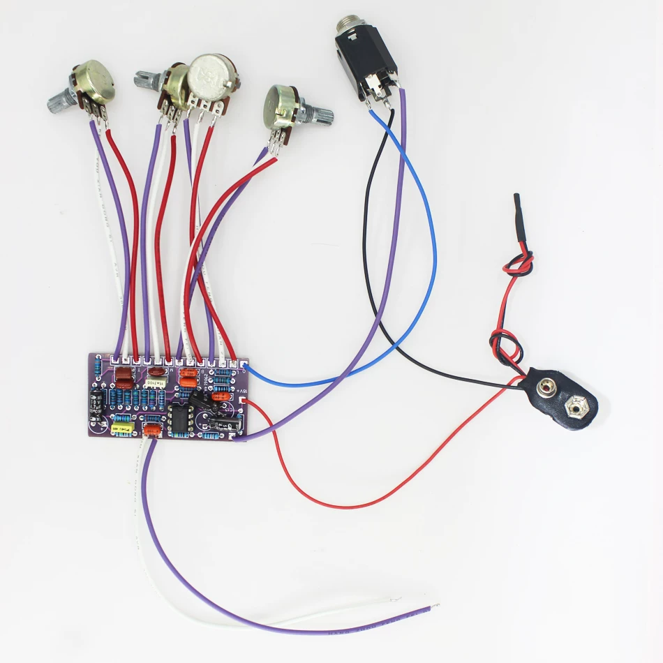 Jazz Bass Active Preamp Kit, 3 - Diy Guitar Electronics Kit ulasan dan harga