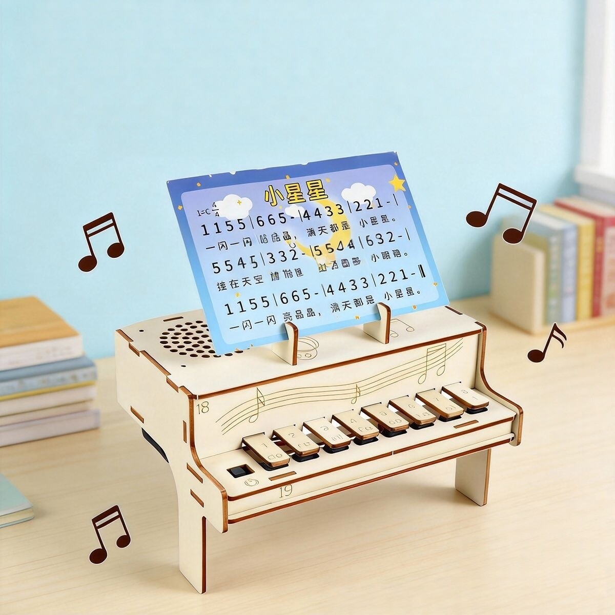 DIY Wooden Electronic Piano Mo - Diy Home Electronics Projects ulasan dan harga