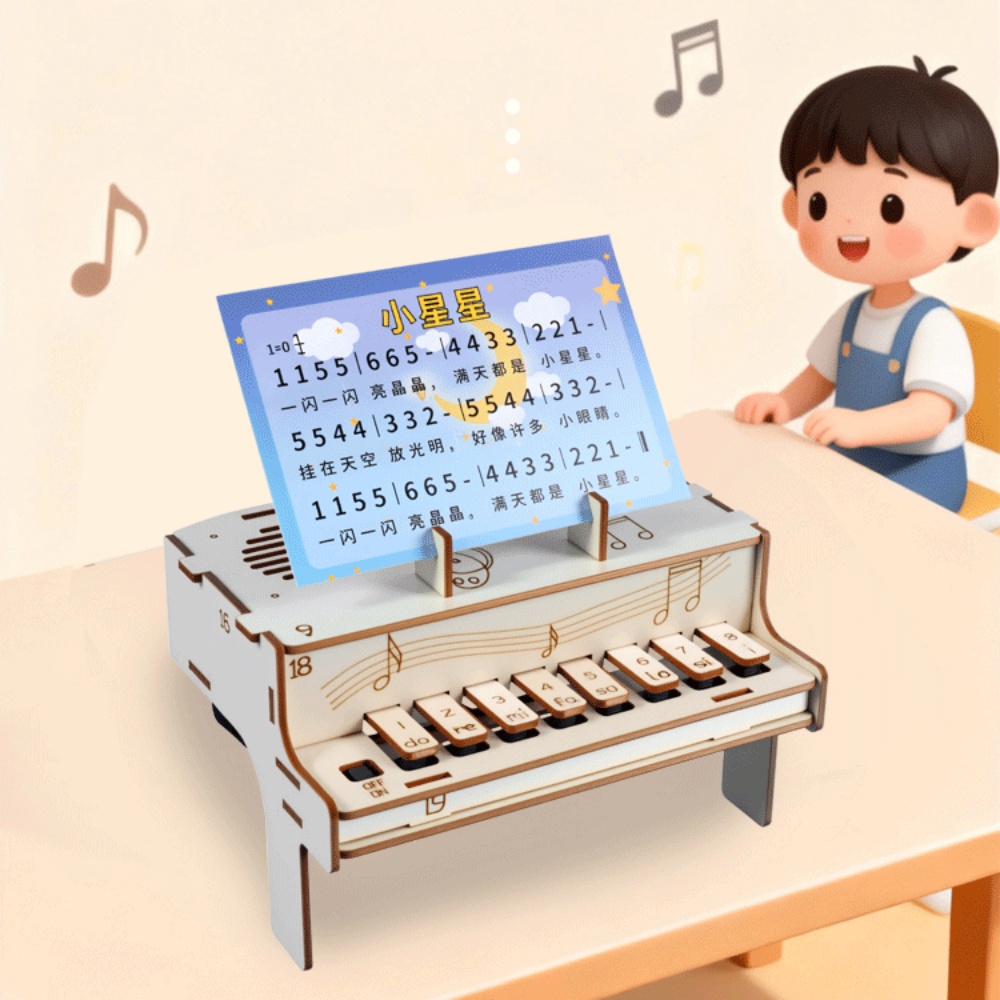 DIY Wooden Electronic Piano Mo - Diy Home Electronics Projects ulasan dan harga