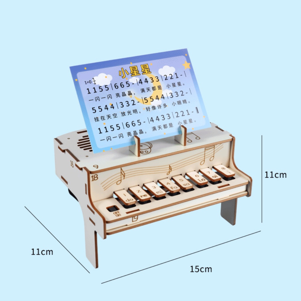 DIY Wooden Electronic Piano Mo - Diy Home Electronics Projects ulasan dan harga