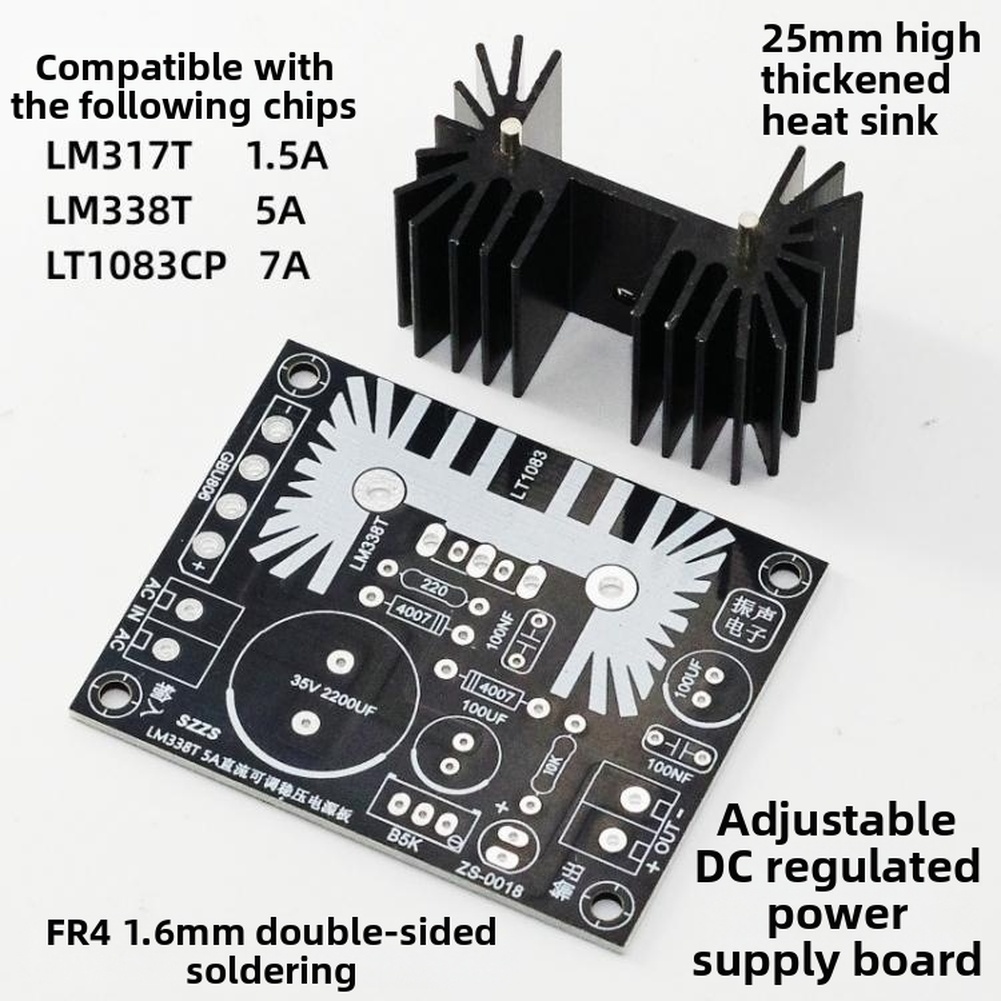 Adjustable DC Linear Regulated - Lm317 Voltage Regulator ulasan dan harga