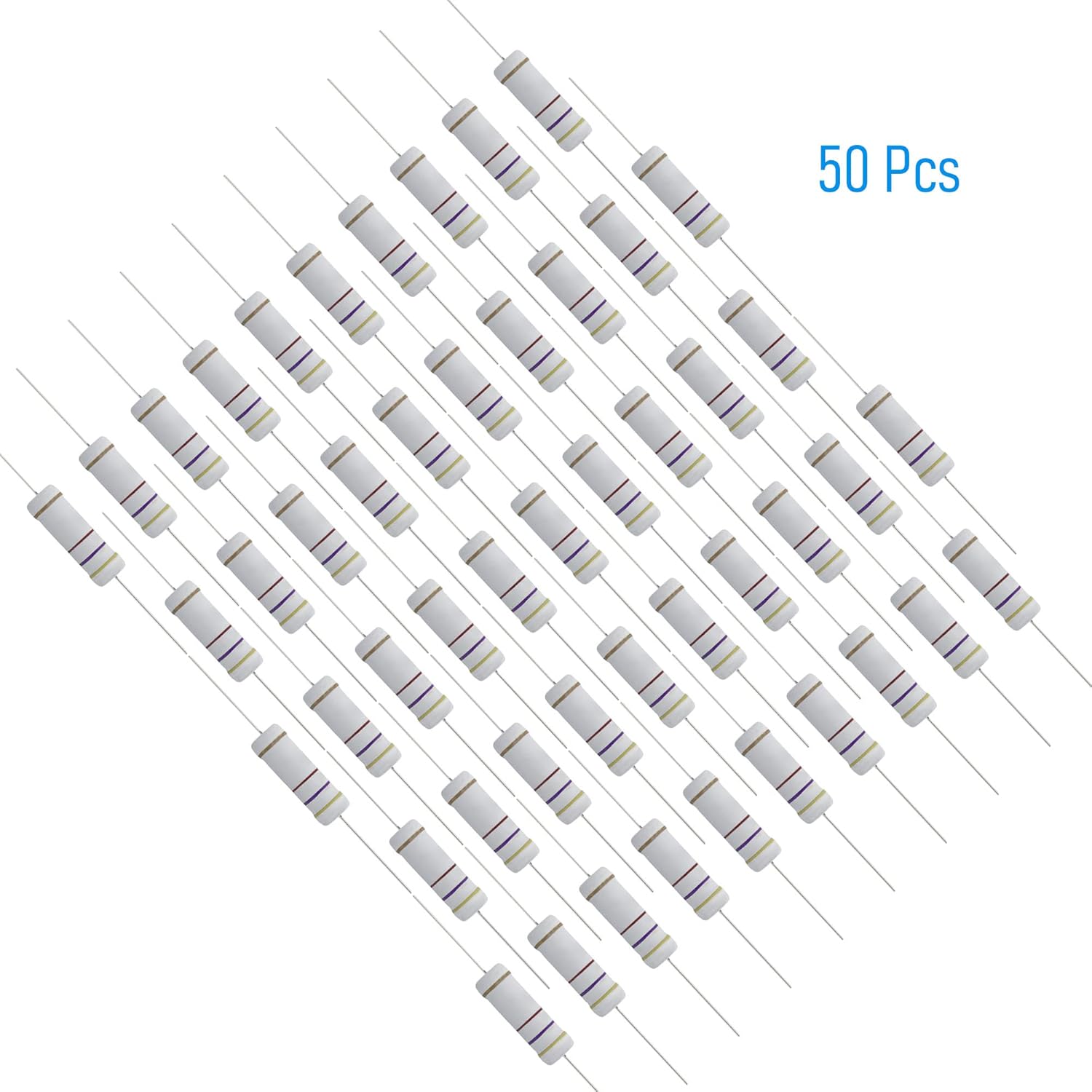 50PCS 470 Ohm Resistor Axial L - Diy Electronics Videos ulasan dan harga