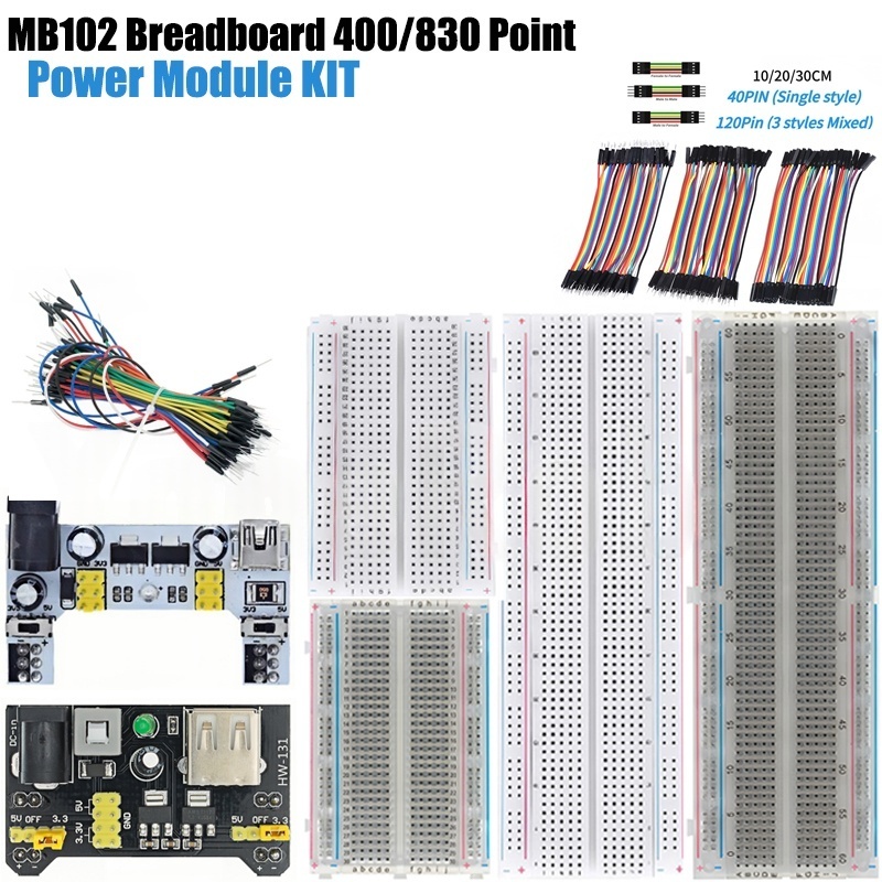 MB-102 MB102 Breadboard 400 83 - Breadboard Jumper Wire ulasan dan harga