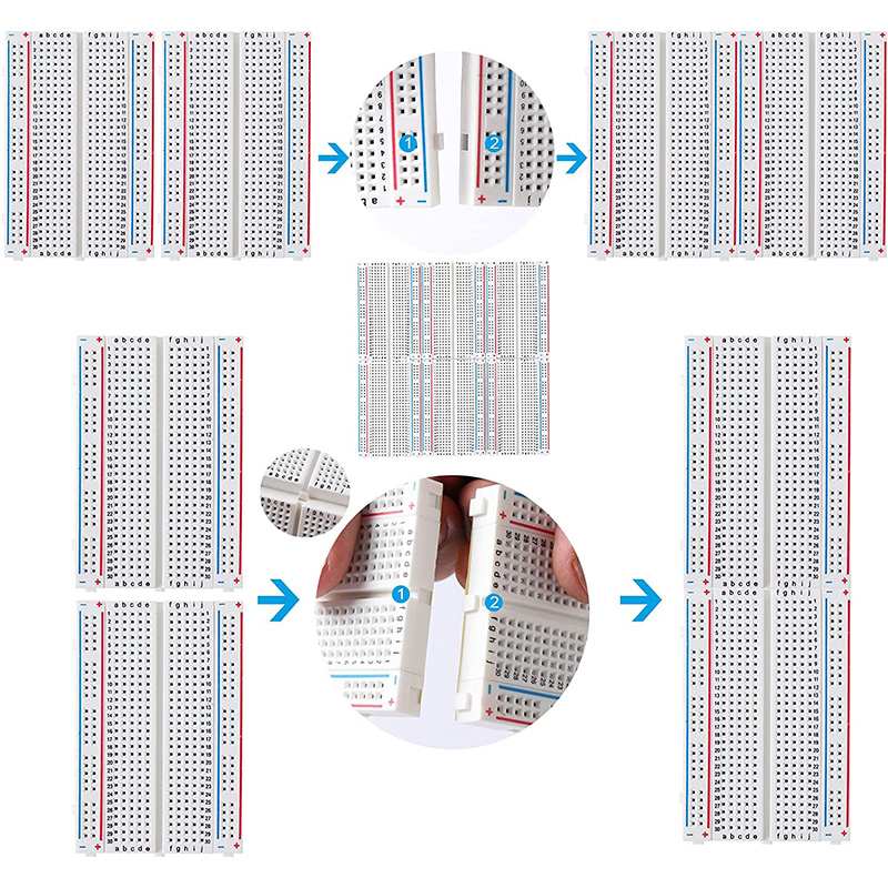 MB-102 MB102 Breadboard 400 83 - Breadboard Jumper Wire ulasan dan harga