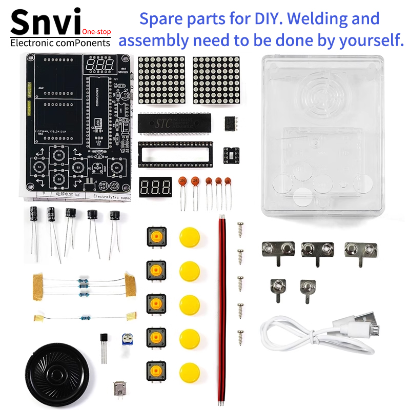 Snvi DIY Pixel Game Console Ki - Diy Box Electronics Mall ulasan dan harga